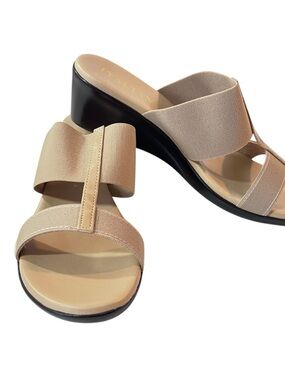 Italian Shoemakers Sadey Wedge Sandal Womens New Heel Height 1.5”
